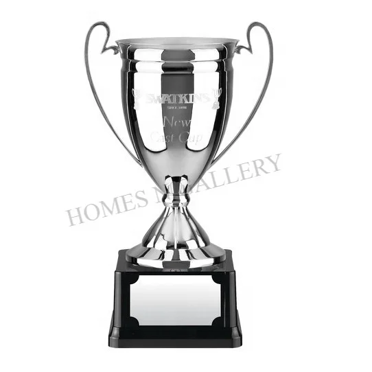 Топ продаж новейший посеребренный финишный трофей награда приз за победитель наградный Кубок на заказ высокое качество Серебряная отделка