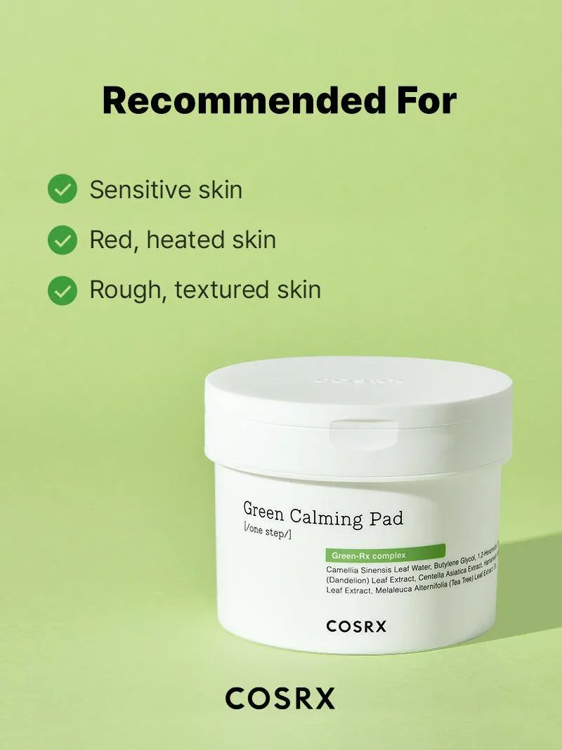 [COSRX ]  One Step Green Hero Calming Pad  70PADS   Korean Best selling No Parabens No Sulfates No Phthalates