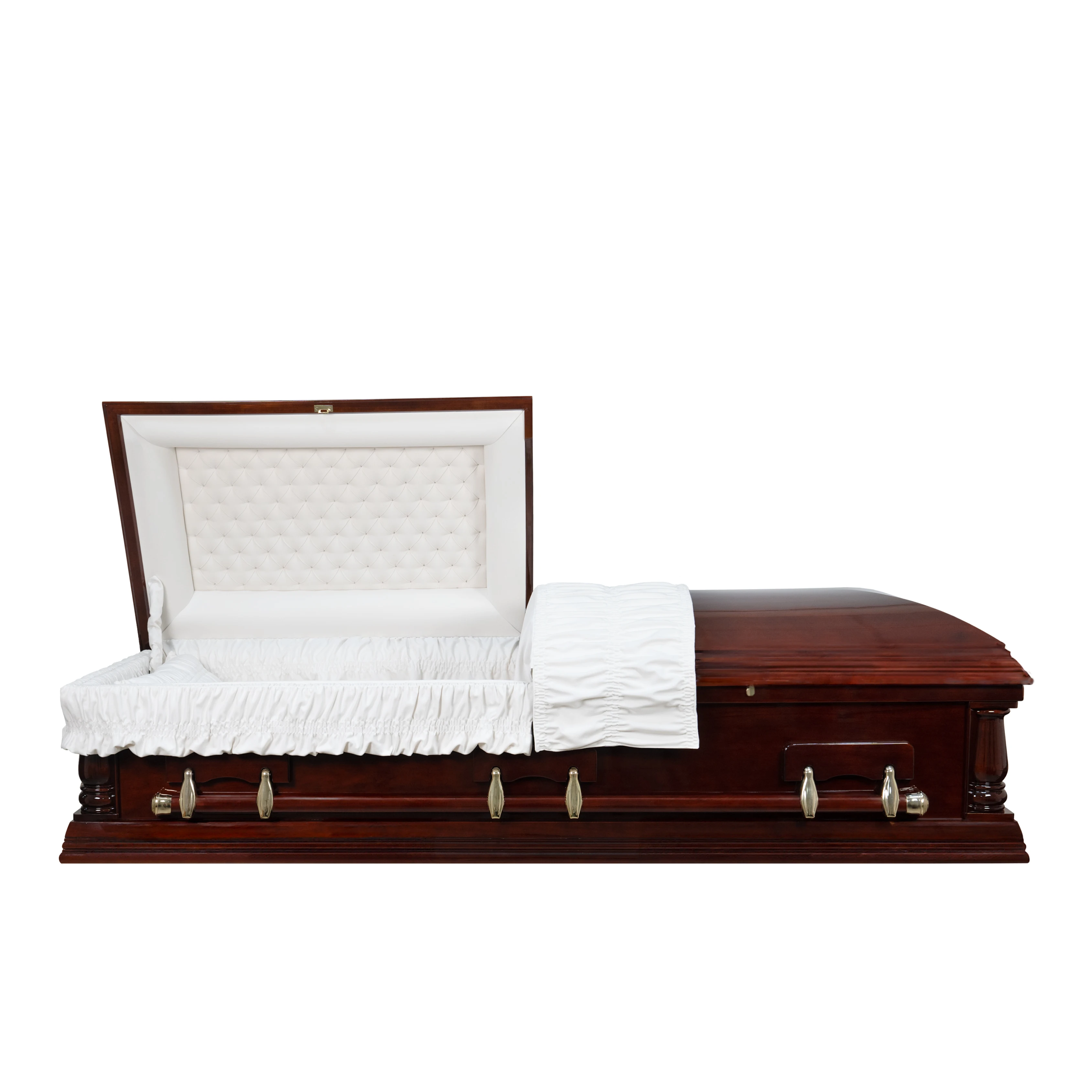 Fast Delivery Coffins And Caskets Solid Wood Casket Coffin Manufacturing OEM ODM Service Casket Supplier Made In Vietnam