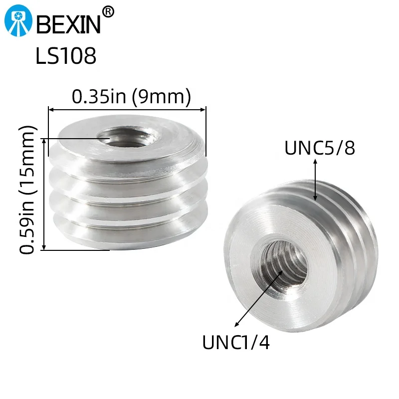 BEXIN camera accessories 1/4 female to 5/8 male conversion screw nut transfer camera screw tripod monopod