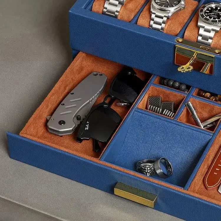 Фабрика WoodBox высококачественный черный рояль автоматическая машина для намотки одинарных часов