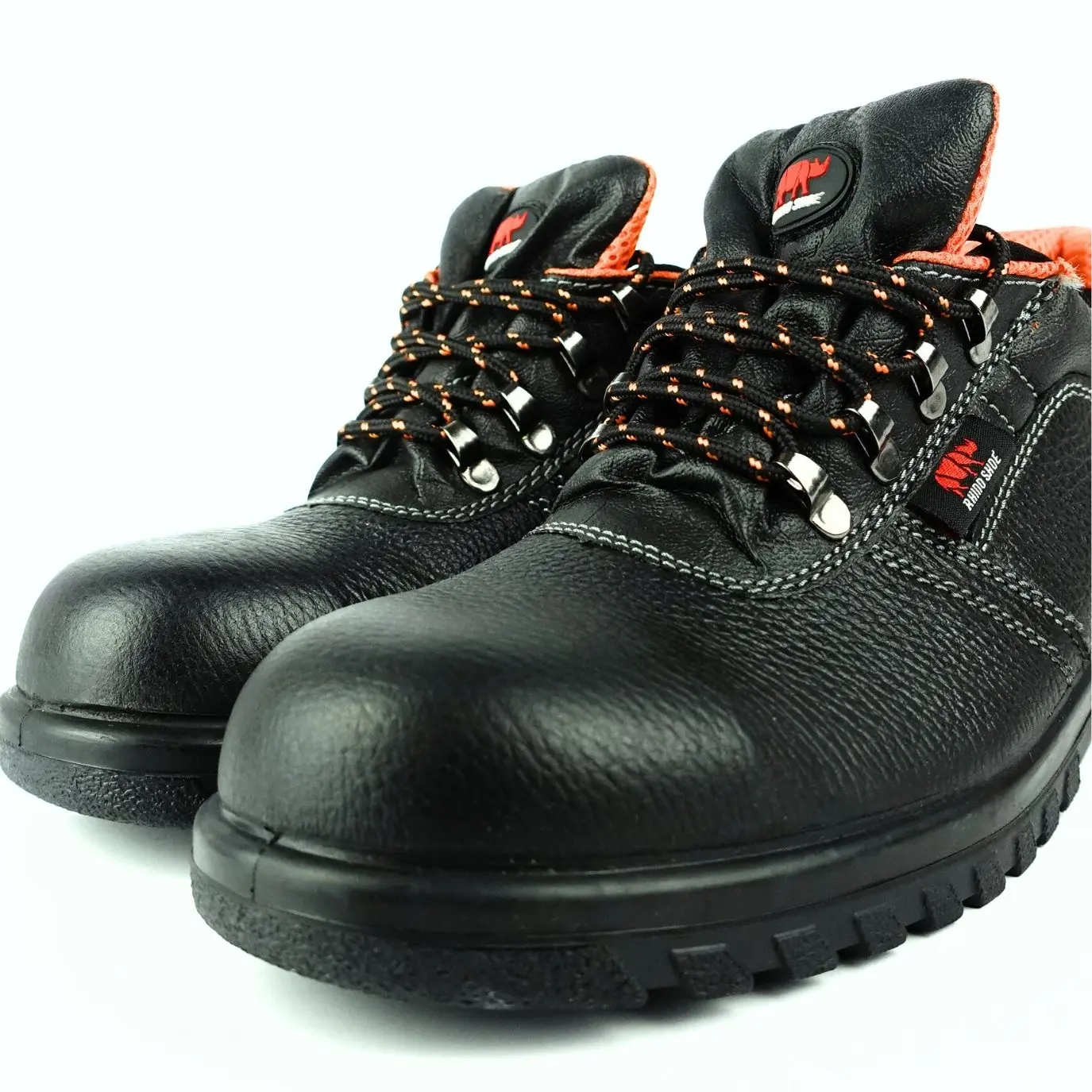 OEM Wholesale Safety Work Boots New Low Cut Full Grain Buffalo Leather Protective Toe Cap Unisex Slip Resistant Rubber UN101SP