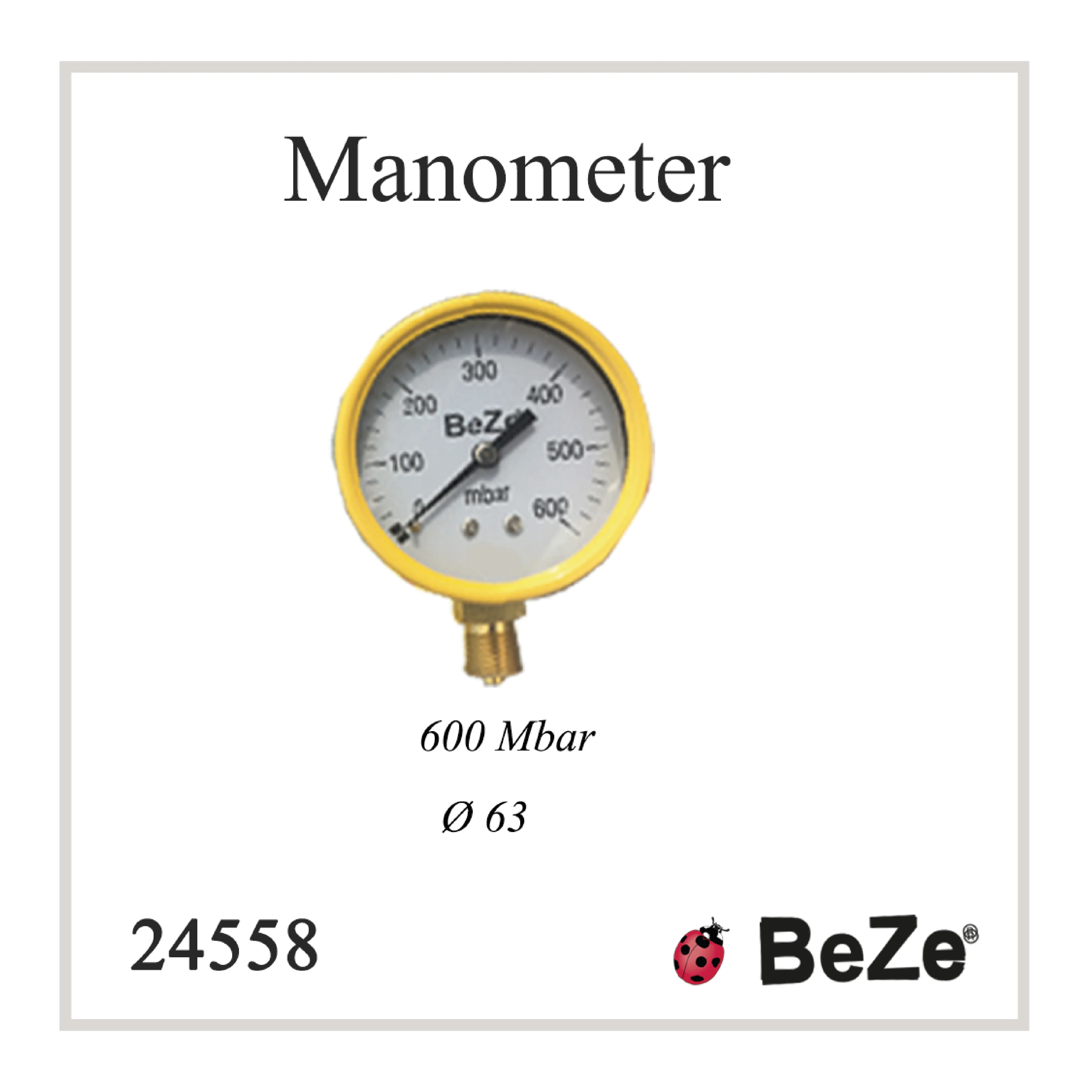 Monometers Digital Manometer BE-ZE Best Price Manufacturer High Quality Pressure Gauge Manometer for Indoor Gas Installations