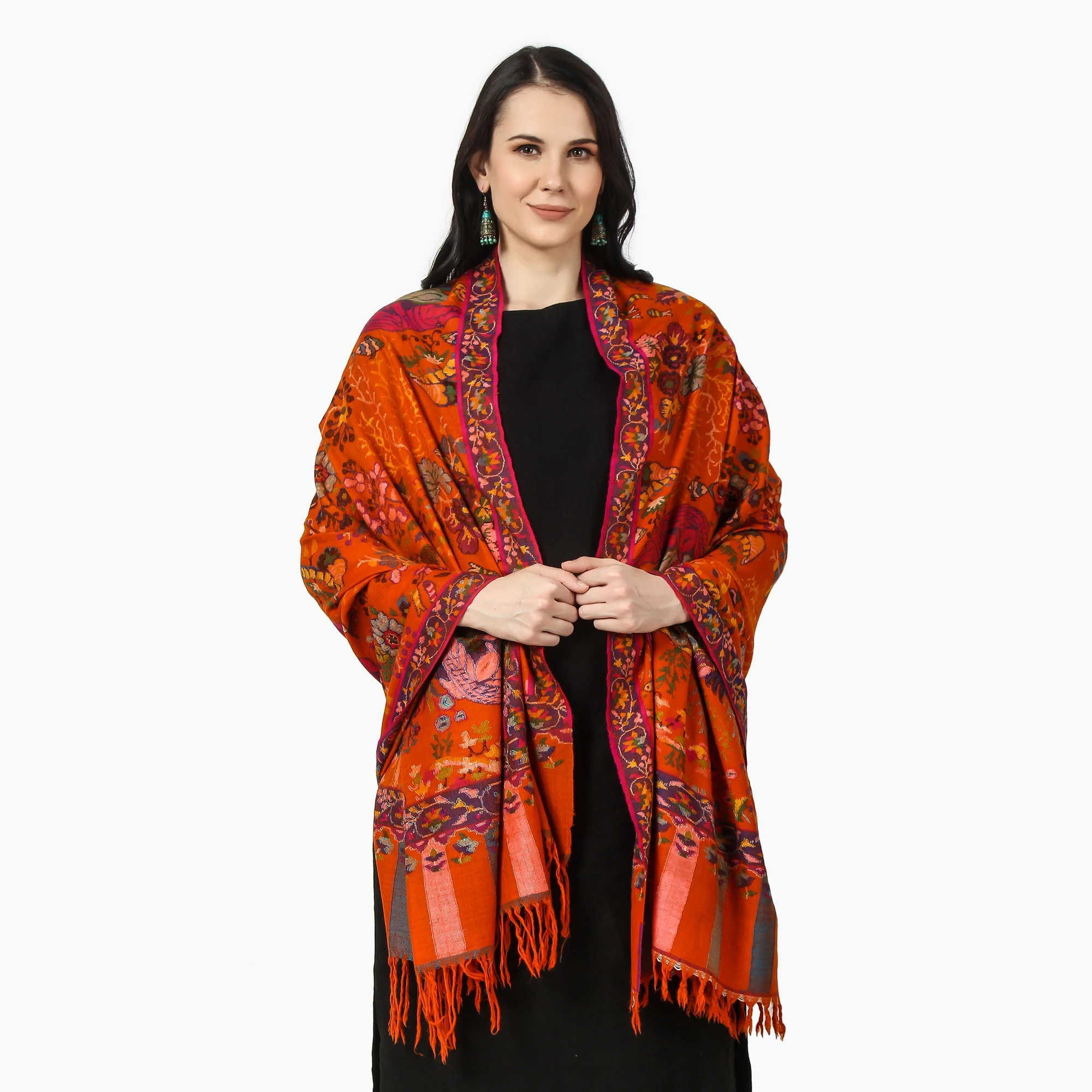 breathable New Design Cashmere Scarf Shawl Wrap Printed Light Weight Soft Pure Woman Winter Fluffy 100% Cashmere Scarf