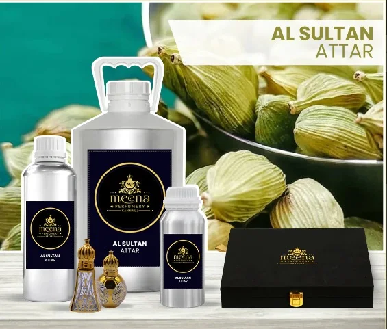 Al Sultan Unisex Premium Grade Oil Parfum Long Lasting Fresh Arabic Fragrance for Daily Use Luxury Grooming & Perfume Making
