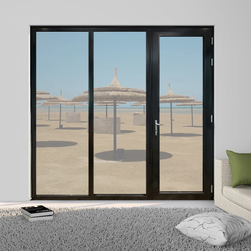 Double Glazed Aluminium Hinged Casement Door with Tempered Glass High Quality Customizable 65 series Swing Door