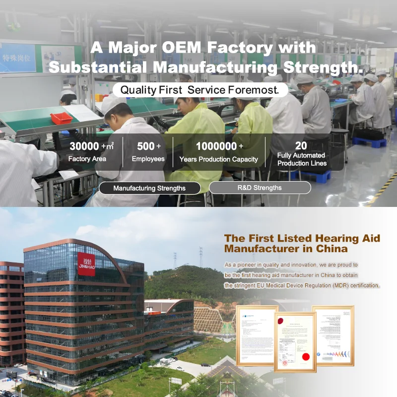 JINGHAO Китай DW2 новый продукт легкий RIC BTE Цифровые слуховые аппараты перезаряжаемые
