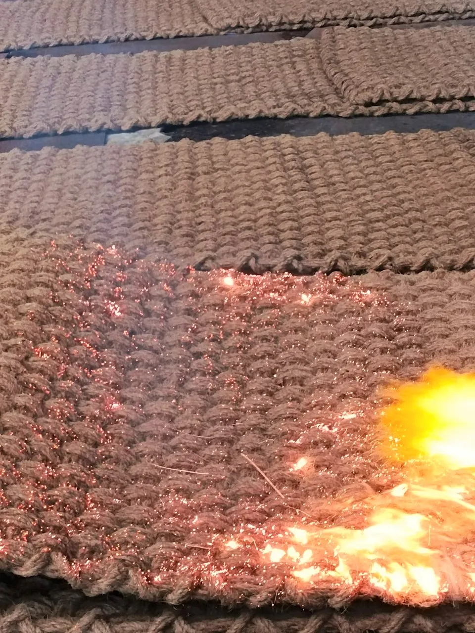 New Arrival 2023 Best quality Coconut plain coir mat from Vietnam for outdoor paving Size 1.0*10m , thickness 35mm 100% natural