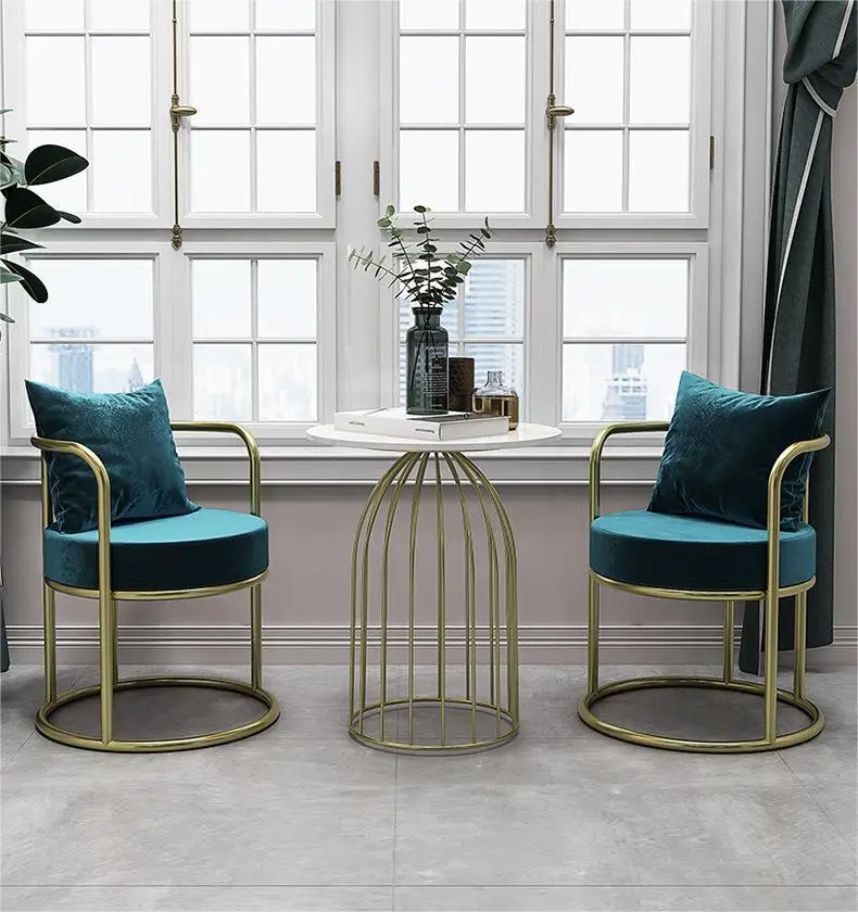 Wholesale Luxury Modern Furniture Velvet dinning room Living room Nordic balcony creative chair