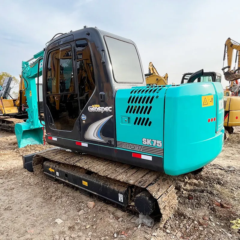 Экскаватор б/у Kobelco SK75 экскаватор SK75-8 SK55 SK50 SK60 SK70 мини-экскаватор низкая цена