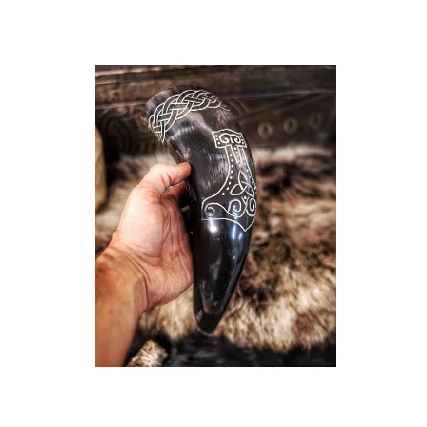 Excellent  quality Light Weight Engraving Viking Horn for Home Decor Items for Worldwide Export from India