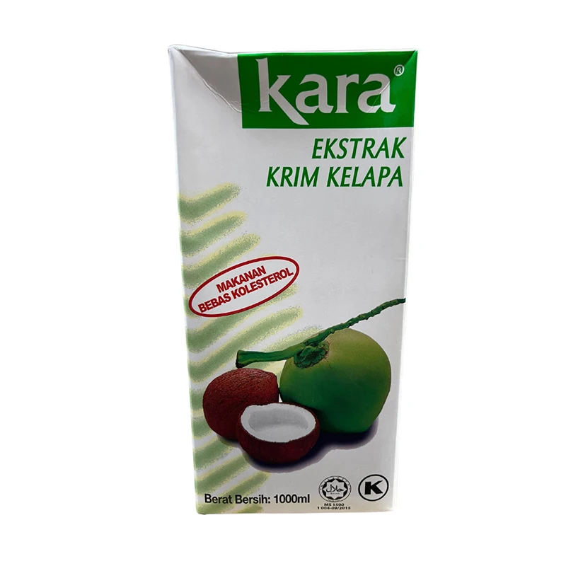 Top Quality Kara Coconut Cream Extract 1L Ideal for Thicker Gravies and Curries Pasta Omelets Desserts and More