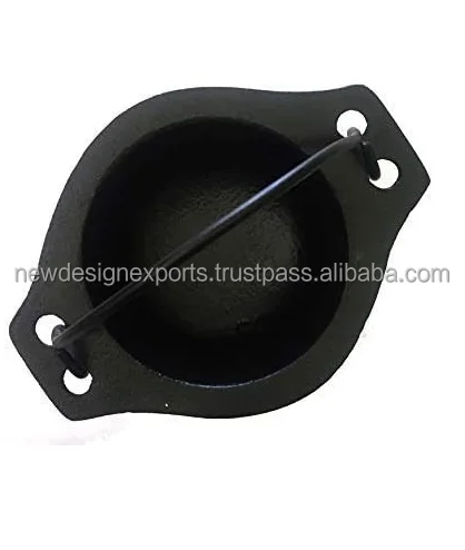 Cast Iron Cauldron with handle ideal for smudging incense burning ritual purpose decoration candle holder