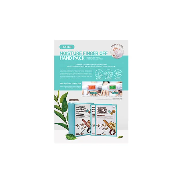 Popular beauty care Lupine Finger Off Moisture Hand Mask intensive hand treatment Soft texture hand pack for all skin