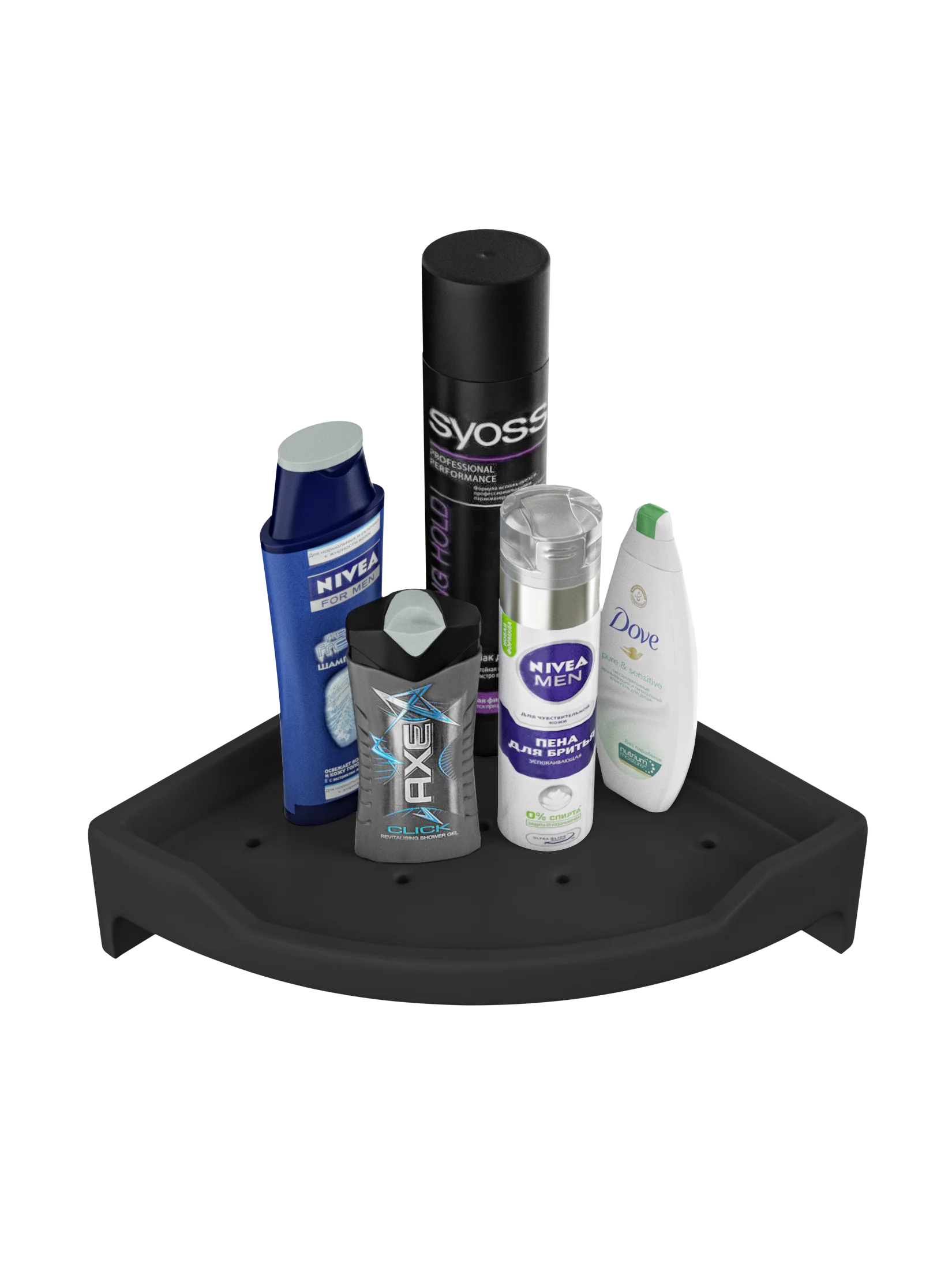 Modern 12' Anti Rust Corner Shelf for Bathroom and Kitchen Break and Stain resistant Easy to Clean Life time Warranty