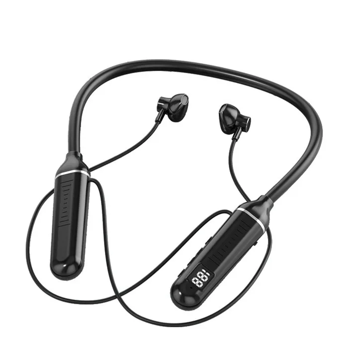 Wholesales Magnetic Earbuds Wireless Sports Earphones Neckband Headphones Neck Hanging Headset