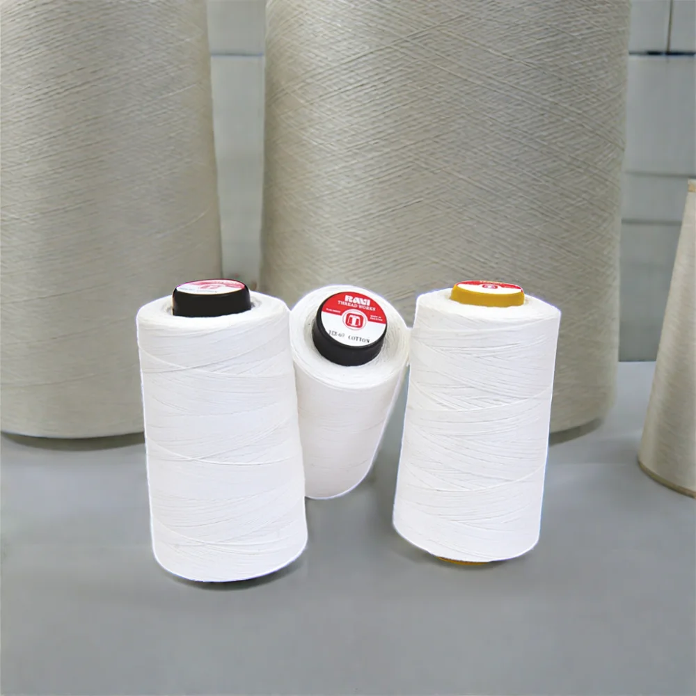 Wholesale Custom 1mm Flat Korean Waxed Cord Polyester Braid Waxed Thread 100% Cotton Combed Yarn for Sewing Various Colors