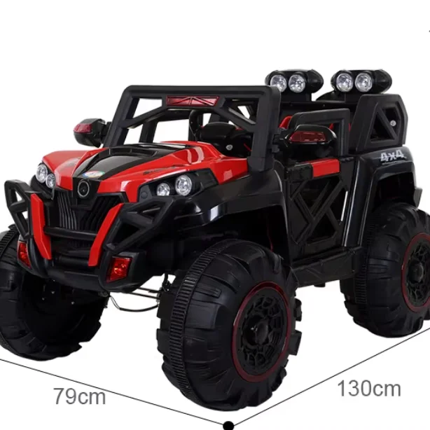 Cheap kids ride on beach buggy/electric ride on car 4 wheels motors car/gift car kids slide car with music lights electric car