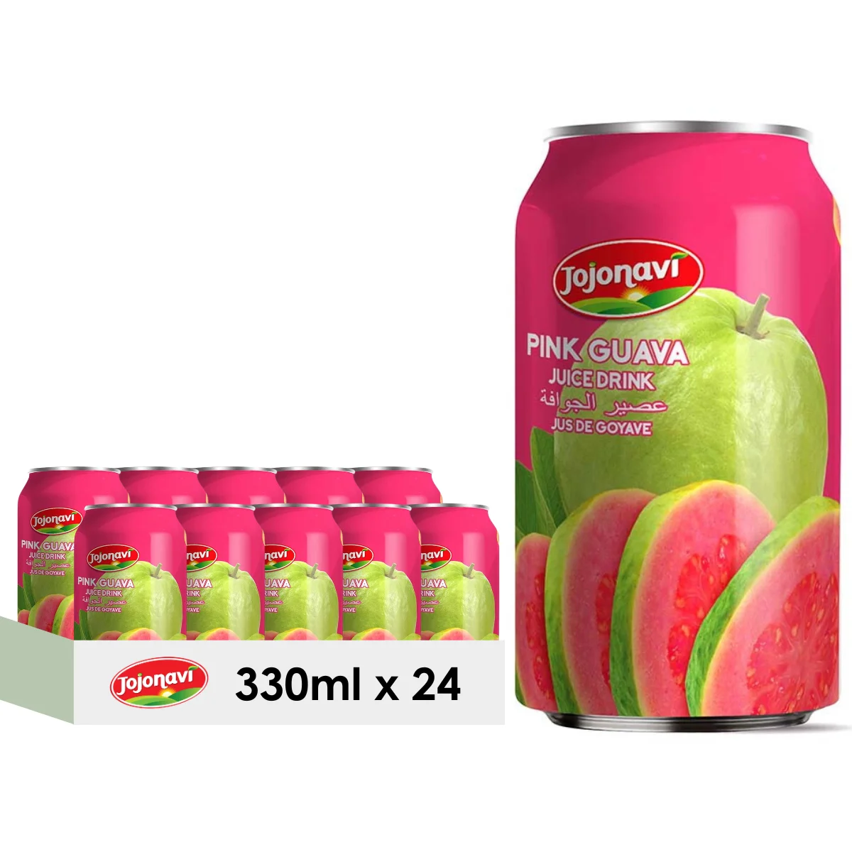 330ml Jojonavi Pink Guava juice drink Manufacturer Wholesale supplier Private label OEM ODM