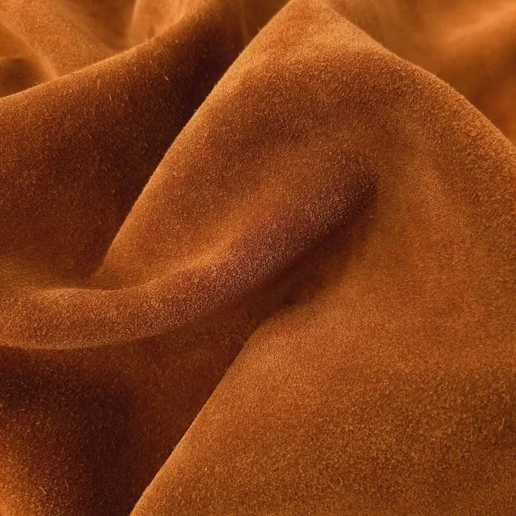 2024 High Quality Absorbent Suede Leather Material Grain Type for Shoes Bags Jackets Belts Export Quality