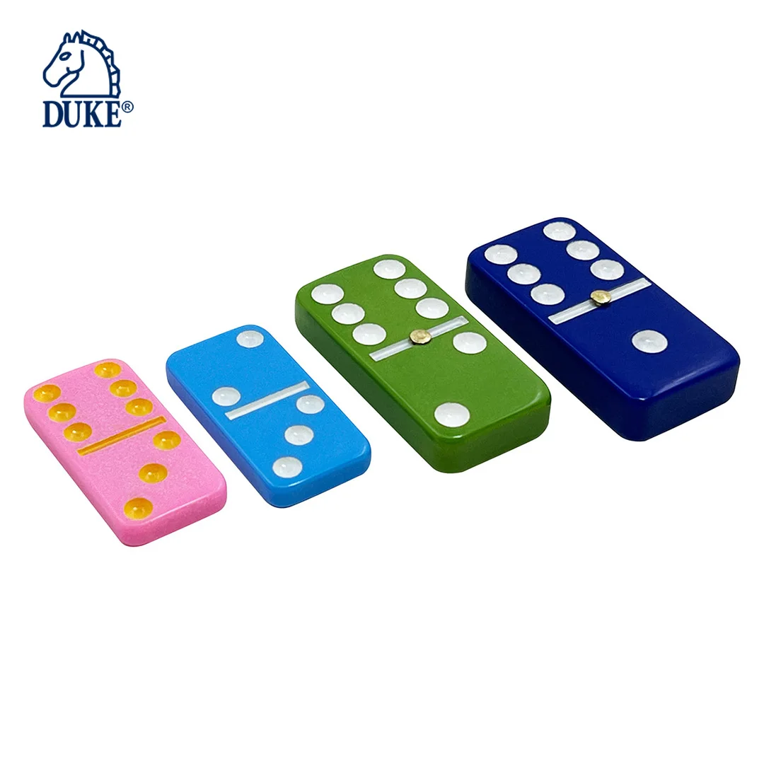 D6 Double Six Custom Colored Domino Tiles