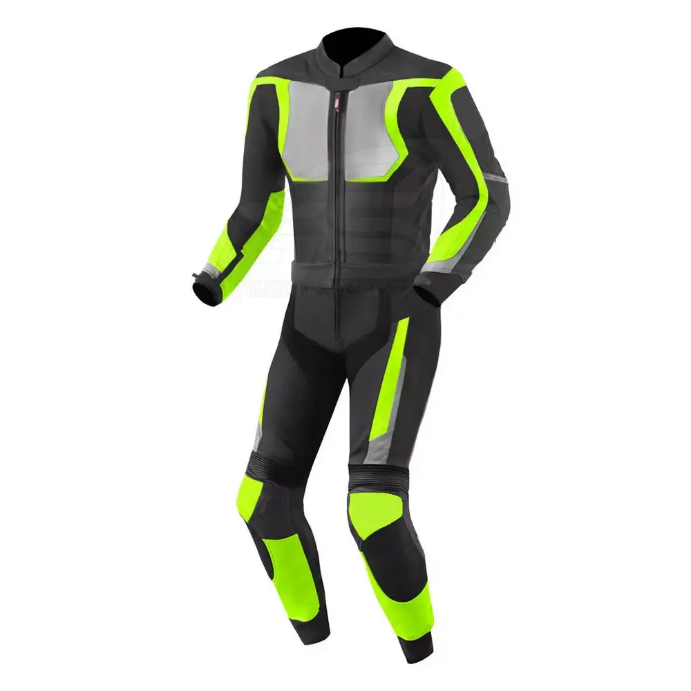 Pakistan Made Cheap Design Motorcycle Riding Suit New Arrival Motorbike Racing Leather Suit