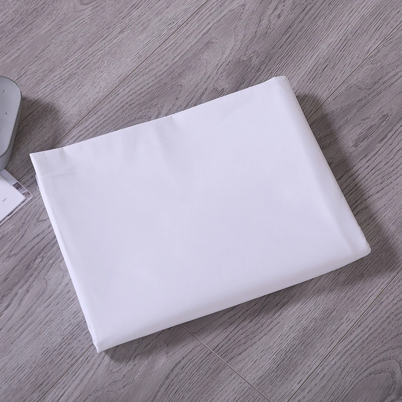 50 polyester 50 cotton hotel bedding fabric 40s percale White fabric in roll Extra wide fabric for bedding