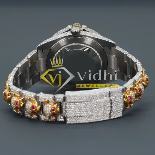 Unique 2024 Luxury Customize Diamond VVS Moissanite LGD Watch Mechanical GIA Certified Full Gold Automatic Watches For Unisex