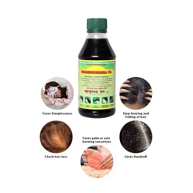 Mahabhringraj Scalp Massaging Pure Ayurvedic Oil - 100ml