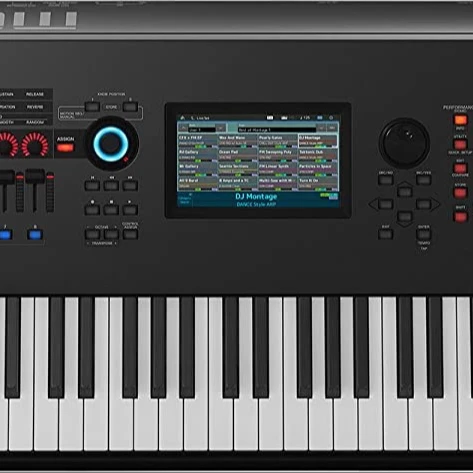 Yamahas Montage8 88-key Synthesizer Workstation, Black