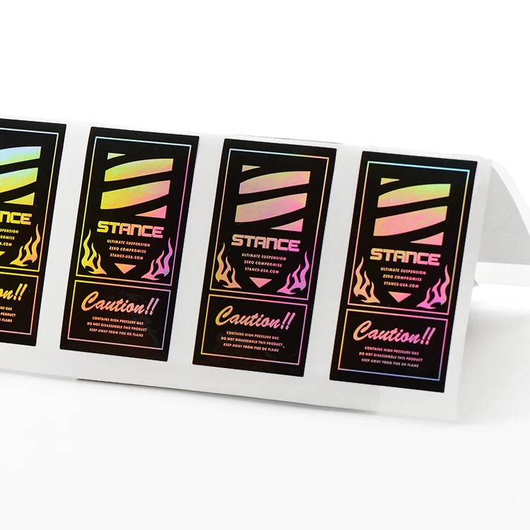 Custom Logo Sticker Self Adhesive High Quality Vinyl And Paper Sticker Label Printing For Product