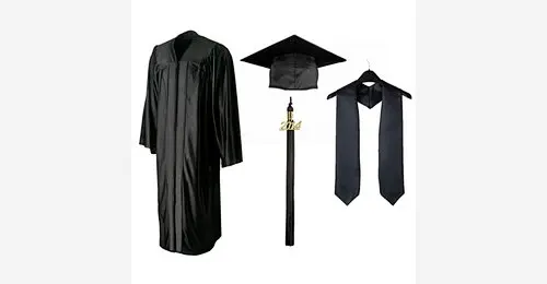 Customized New Product Wholesale Good Quality Academic Graduation Gown Woven School Uniform 100% Polyester Adults Custom Color