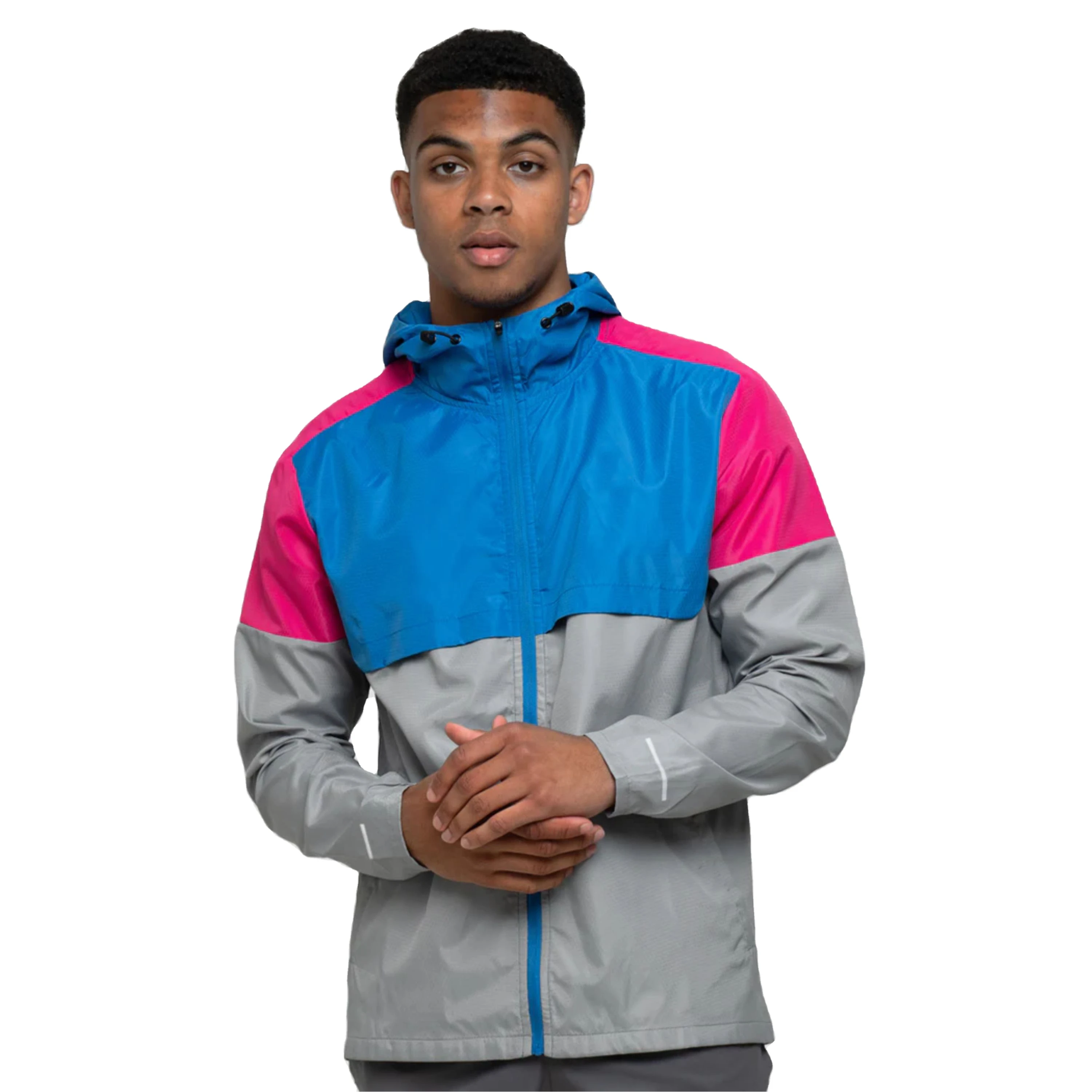 OEM Custom Logo Wind Breaker Jackets Men Outdoor Sports Jackets Plus Size Windbreaker Jacket For Men