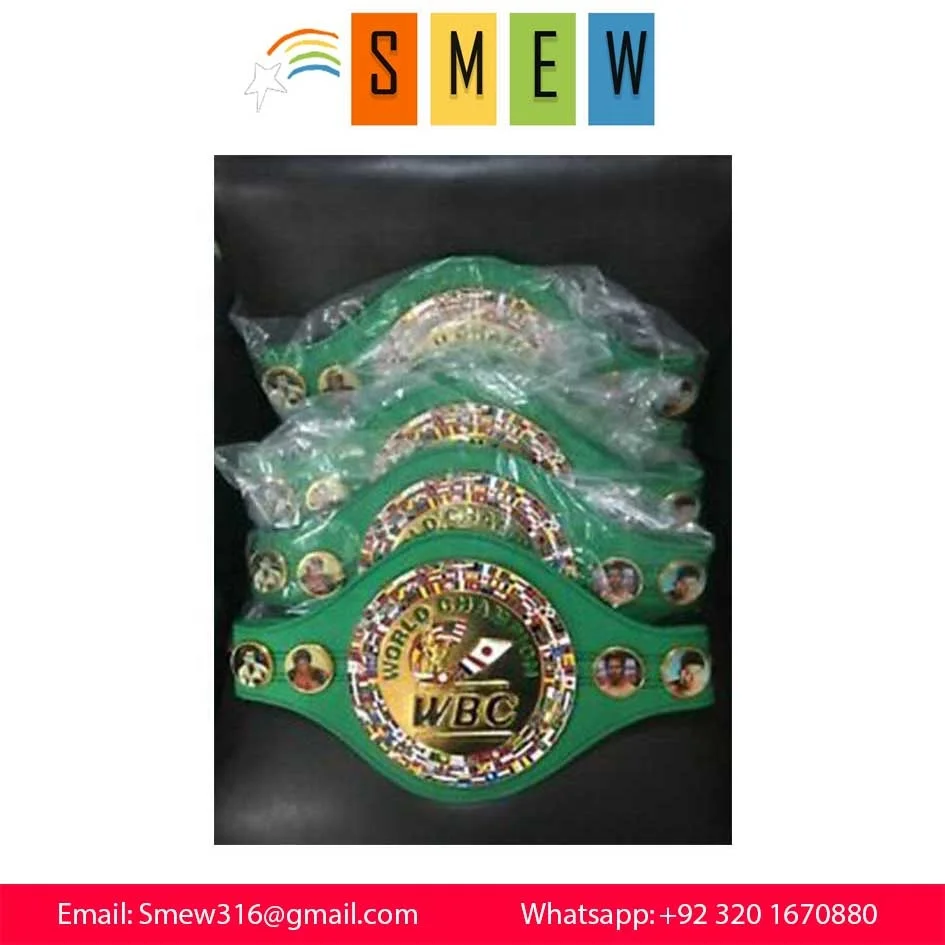 WBC MMA Boxing Championship Belts Set