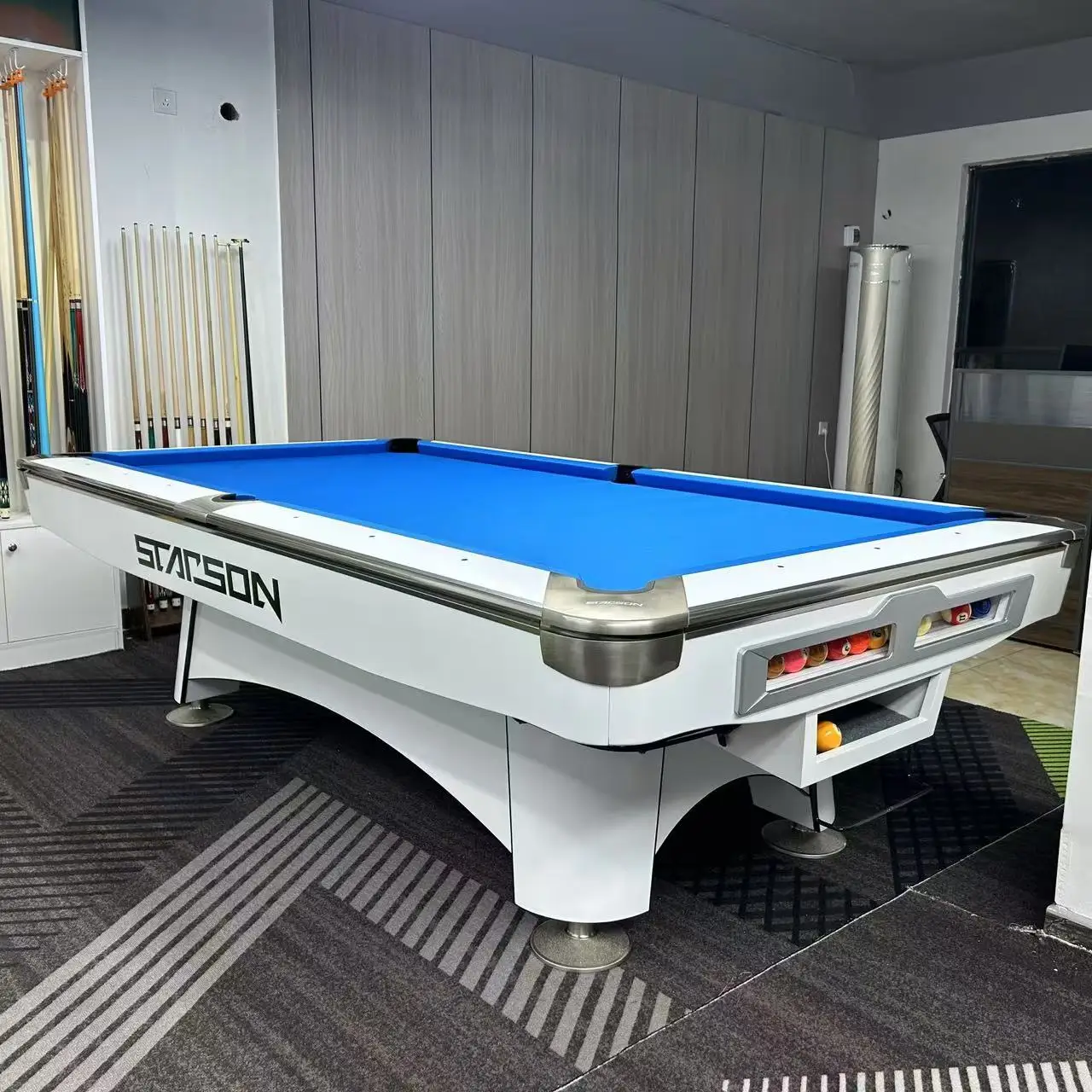 2024 hot sale factory price international standard size pool table modern designs 9 ball billiards pool table 9ft billiard table