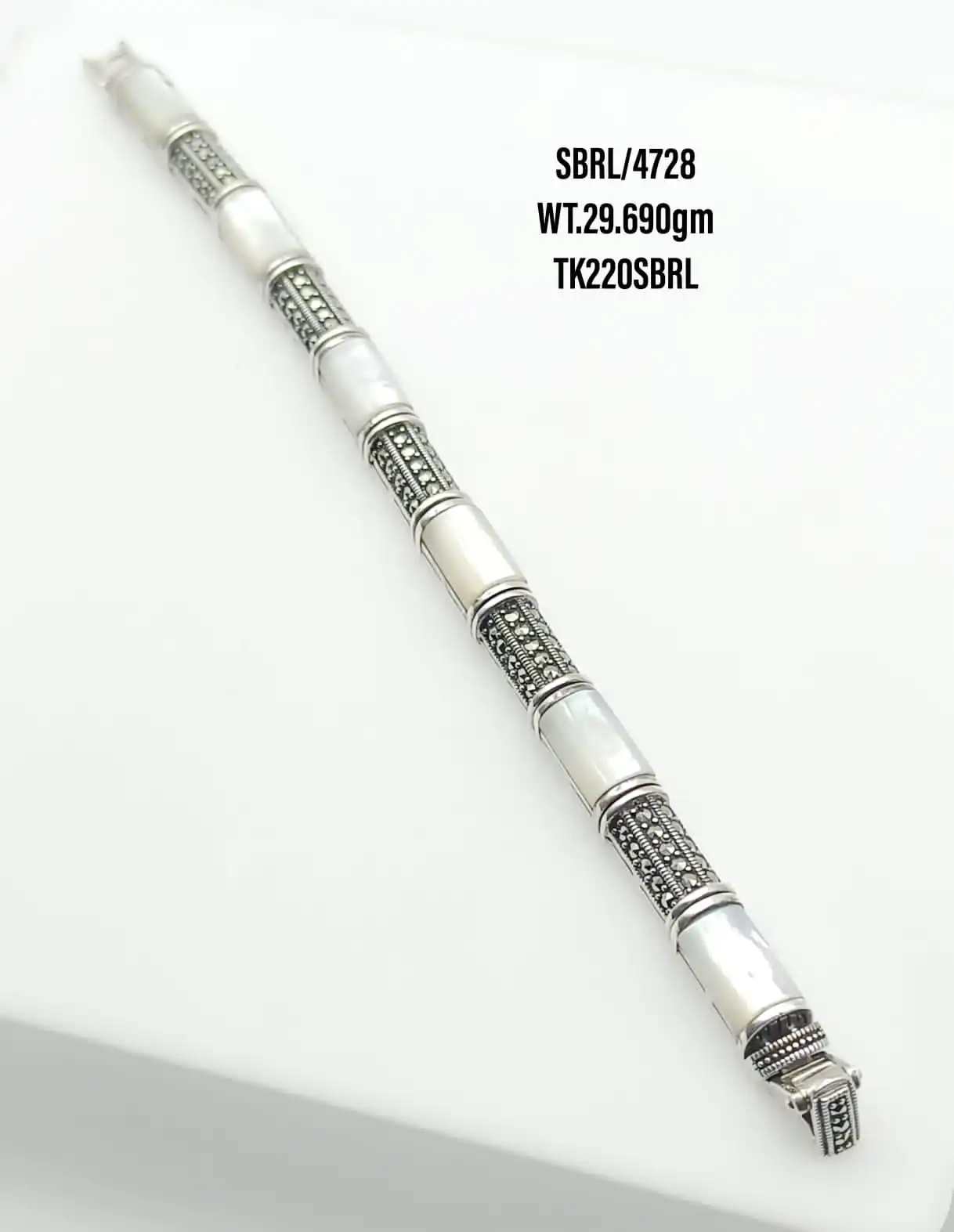 Women Plain 925 Jewellery Real Pure Sterling Silver Chain Bracelet Trendy Adjustable Wristband Silver bracelet