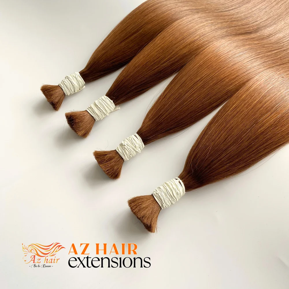 Hot Selling Vietnamese Hair Various Color, Cuticle Aligned Remy Bulk Human Hair Extensions For Braiding Genius Weft
