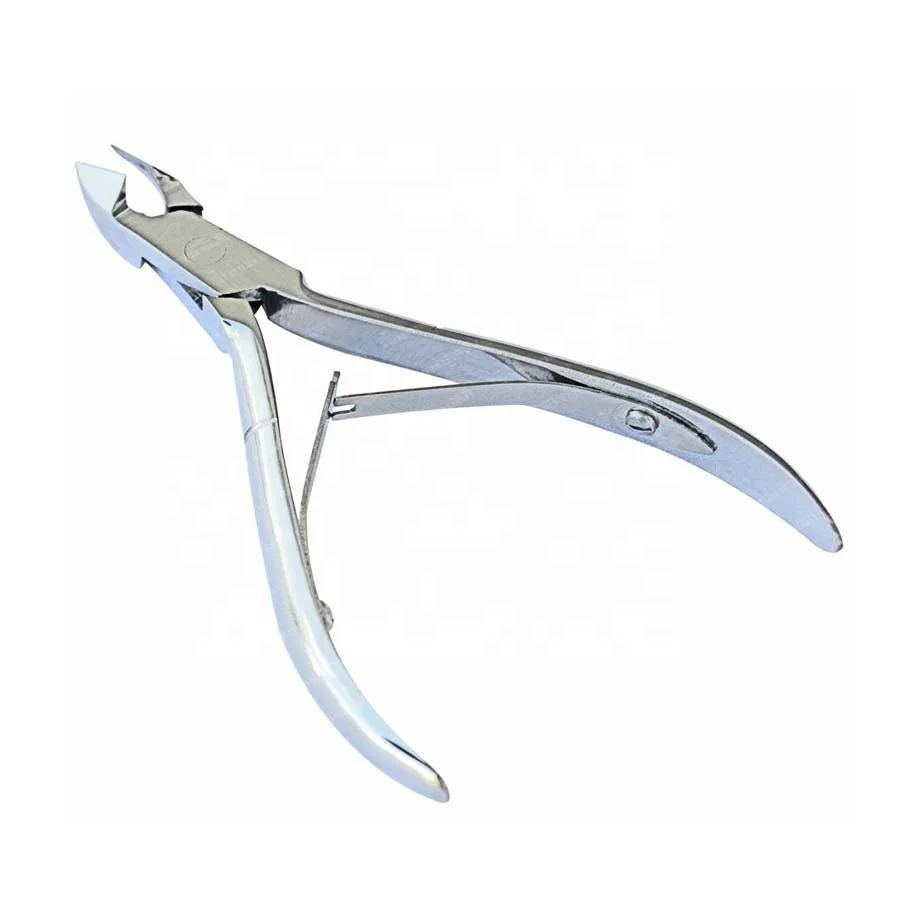 Hot Selling Manicure Pedicure Tools Silver Nail Cuticle Nipper Professional Sharp Cuticle Cutter Trimmer With Customized Logo