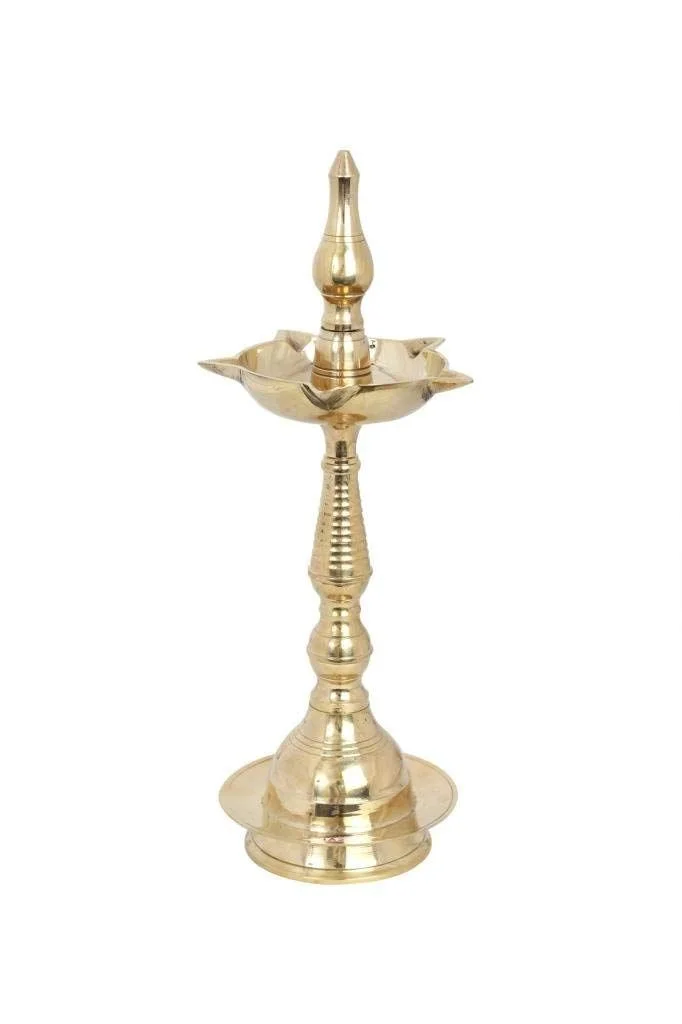 Top selling Trendy Brass Diya for Puja Oil Lamp Lotus Shape Deepak for Pooja Diwali Decoration Kuber Diya