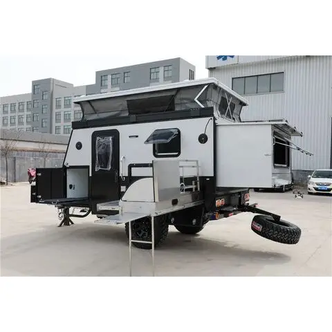 Мобильный дом на колесах 4x4 внедорожный туристический трейлер караван для кемпинга и использования грузовиков передвижной