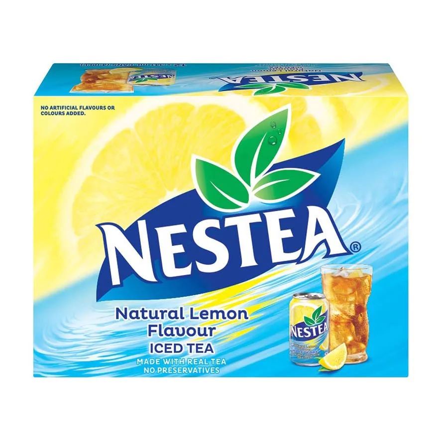 wholesale price Nes tea Lemon Soft Drinks, 341mL/11.5oz., cans, Pack of 12