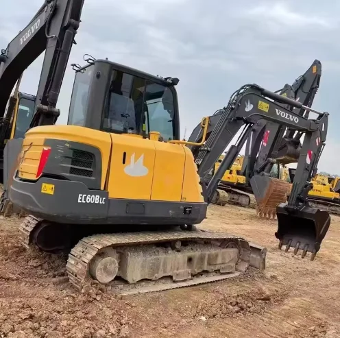 Excellent Rigidity for Sale 6 Ton Mini Cheap Price Original Painted Volvo 60 Earth Moving Excavator Machine