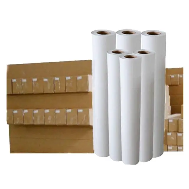 Heat Transfer Sublimation Paper Roll Jumbo Roll Paper 100g/90g Sublimation Paper Roll 100m For Fabric