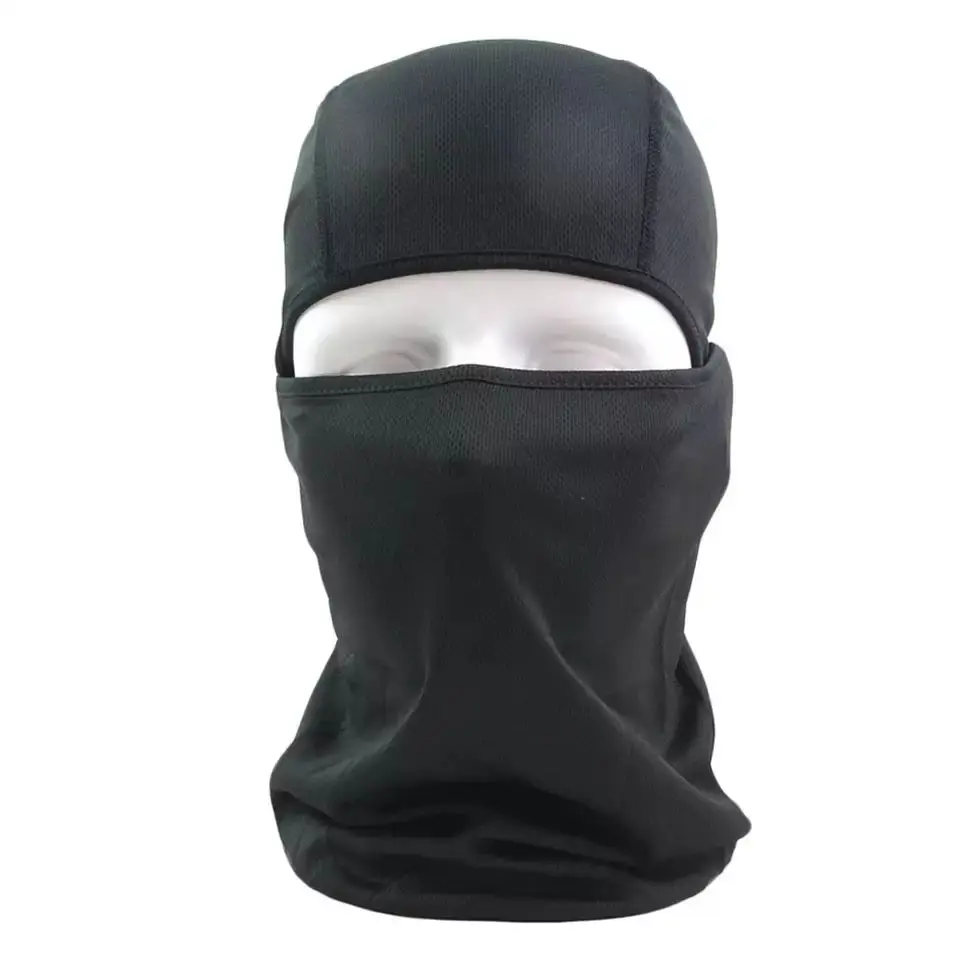 Popular Multifunction 1 hole Breathable Polyester Spandex Mesh Balaclava Custom Ski Face Masks Outdoor Cycling Motorcycle Sports