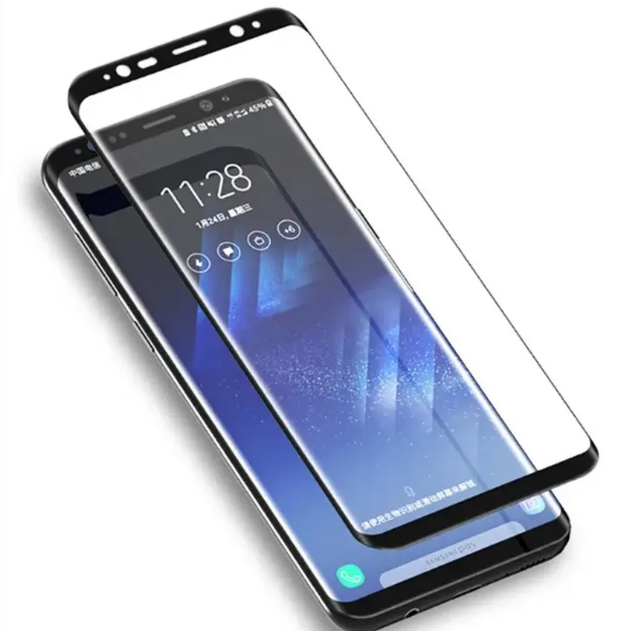 20D Full Curved Tempered Glass For Galaxy S10 S9 S8 Plus S7 edg for phone Screen Protector Glass Film