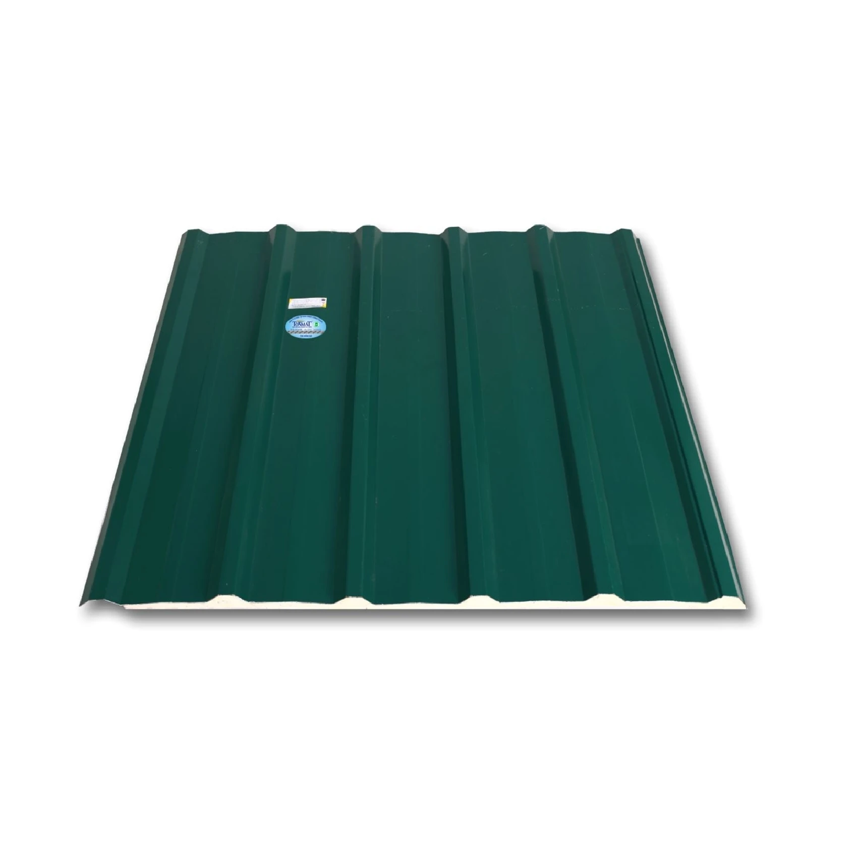 Masonry Materials Roffing Sandwich Panel R-SPEC6 with 1 Corrugated Iron Side, 1 Aluminum Foil Side for Commercial Centers