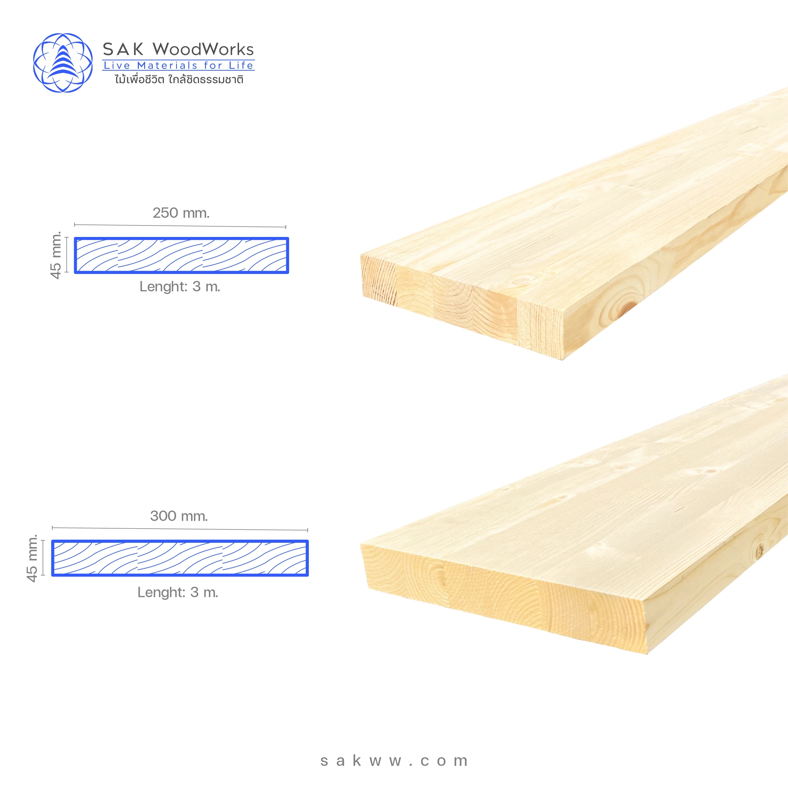 SAK WoodWorks Северная русская сосновая ель склеенная пальчиковая древесина и доска дерево для