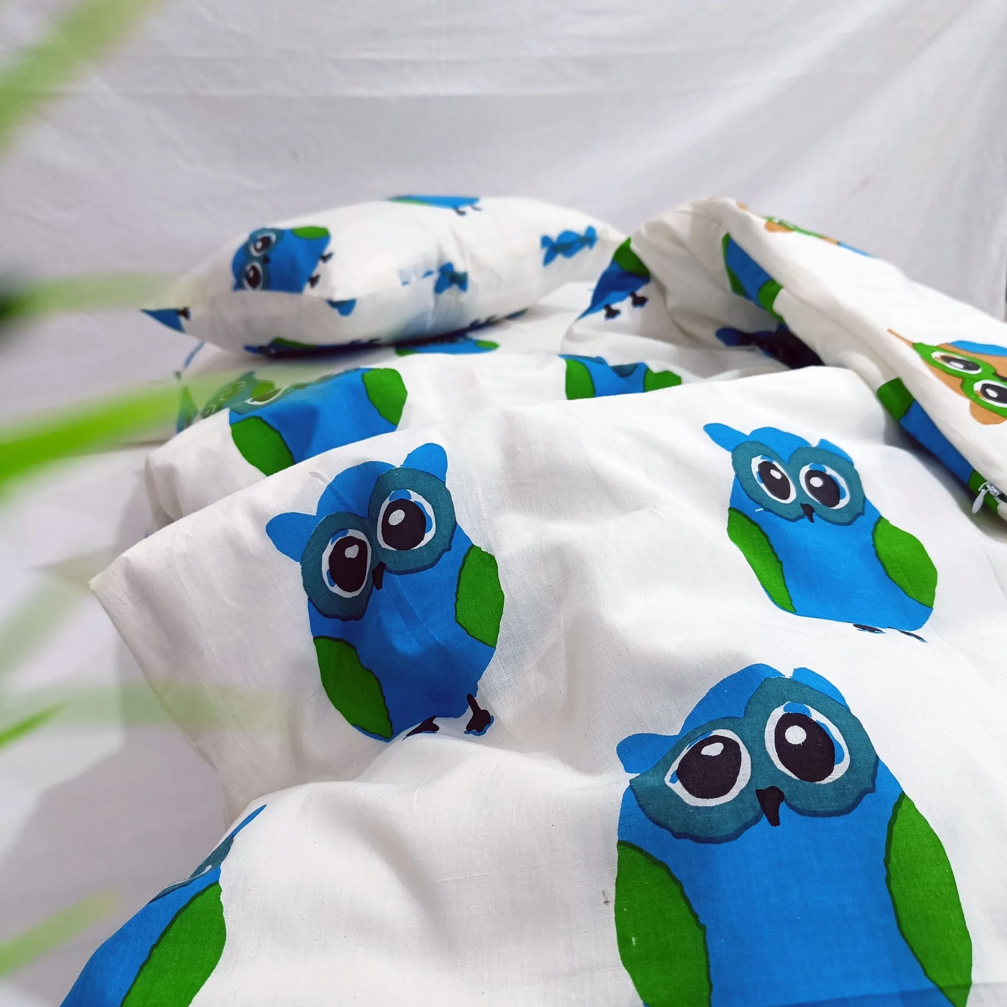 Handmade Multi color 100% Pure Cotton Baby Bedding set Baby Room 3 piece soft cotton toddler Baby Bedding Set