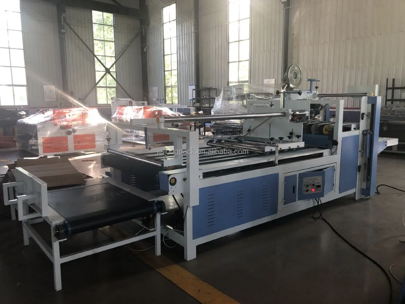 Semi Automatic Corrugated Box folding Gluing Machine/ Folder Gluer Machine