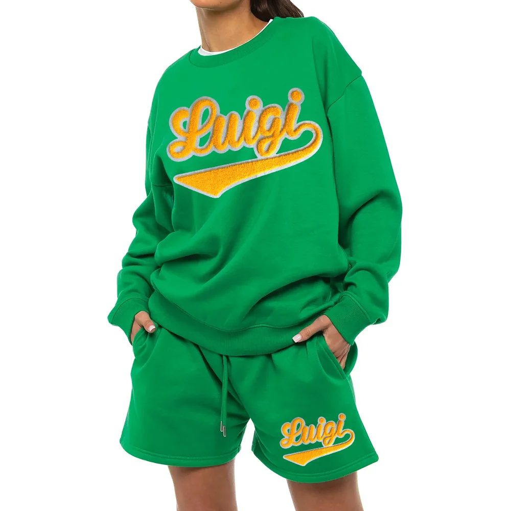 OEM Fashion Women Clothing 2 Piece Plus Size Zipper Tracksuit Sets Fitness Sports Jogging Ladies Crop Tops Sweatsuits